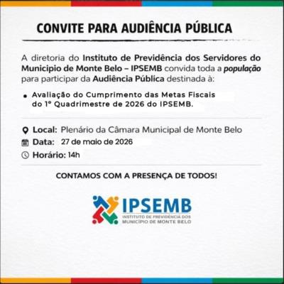 Avaliação do Cumprimento das metas fiscais do 1 Quadrimestre de 2026